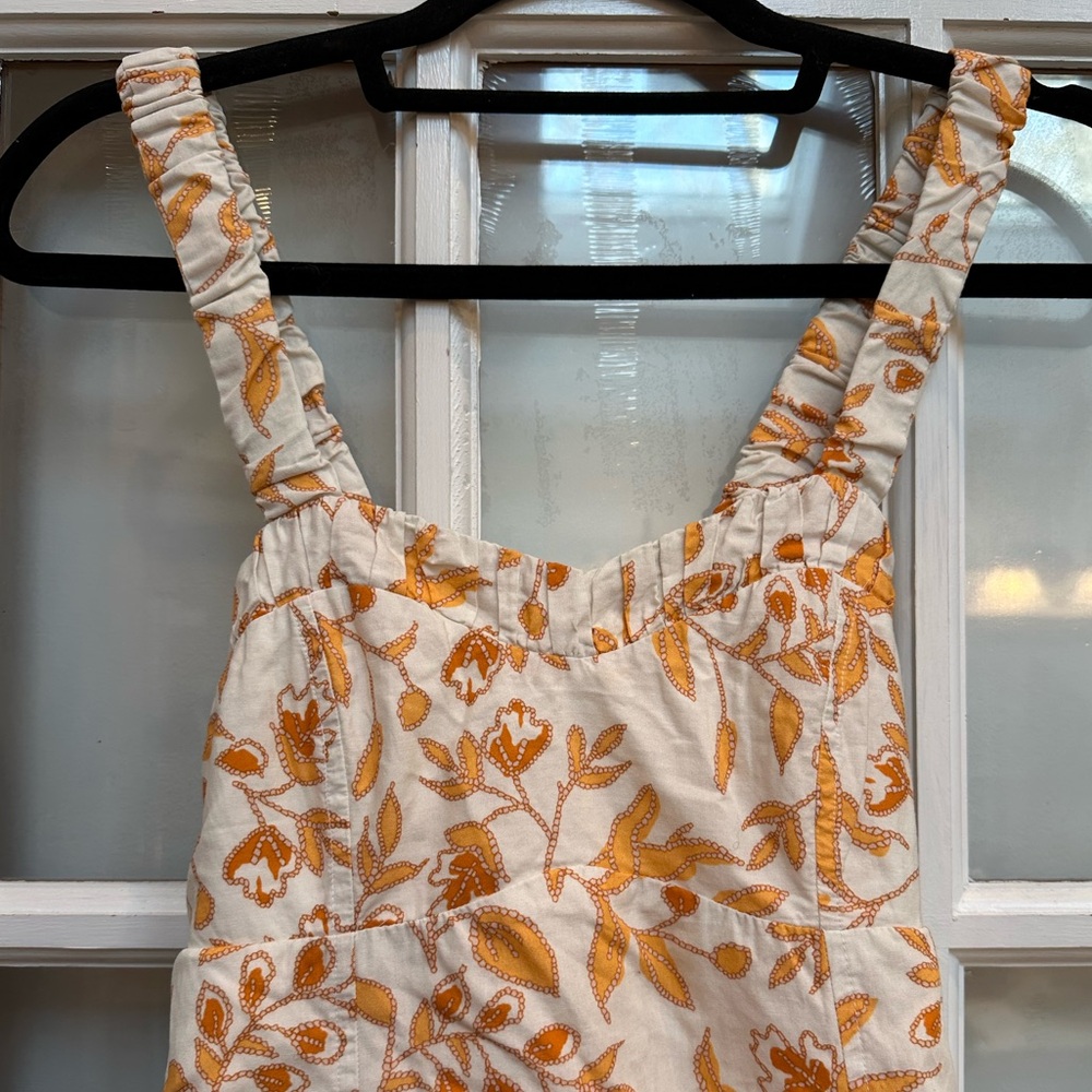 Anthropologie Maeve Boho Hippie Sweetheart Babydoll Mini Floral Dress Size XS - Picture 6 of 16